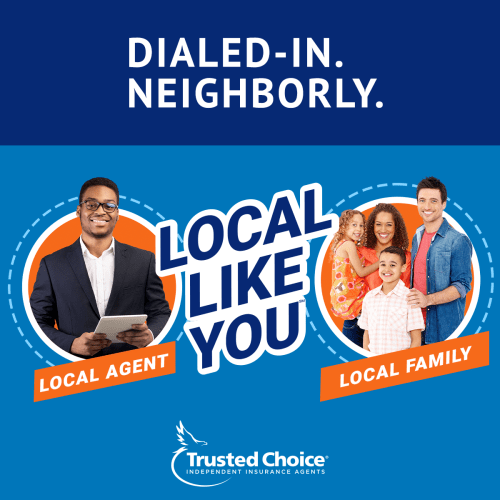 Photo of local agent and local family