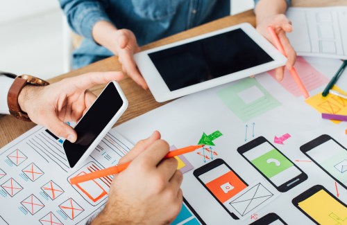 Image of a mobile app